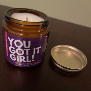 Natural Annie Essentials- YOU GOT IT GIRL! Coconut and Bamboo Scented Soy Candle